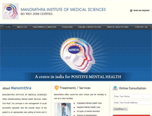 Tablet Screenshot of manomithra.com